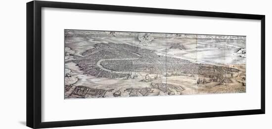 Grande Pianta Prospettica - Venice, C.1500-Jacopo De' Barbari-Framed Giclee Print