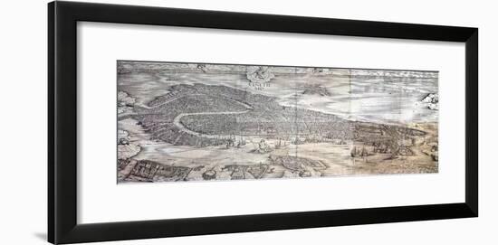 Grande Pianta Prospettica - Venice, C.1500-Jacopo De' Barbari-Framed Giclee Print