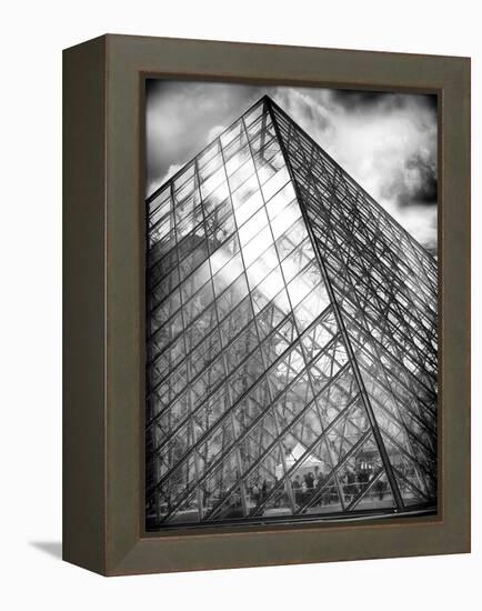 Grande Pyramide at the Louvre Museum, Paris, France-Philippe Hugonnard-Framed Premier Image Canvas