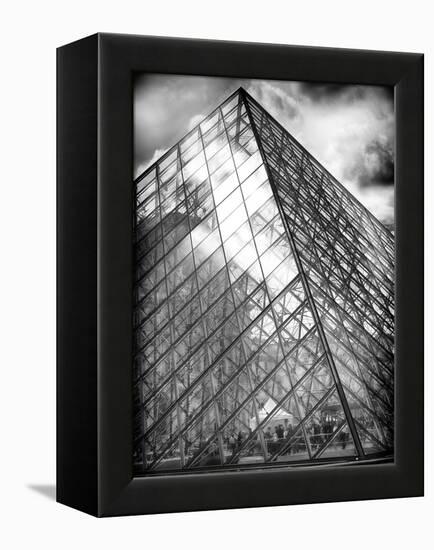 Grande Pyramide at the Louvre Museum, Paris, France-Philippe Hugonnard-Framed Premier Image Canvas