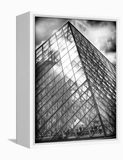 Grande Pyramide at the Louvre Museum, Paris, France-Philippe Hugonnard-Framed Premier Image Canvas