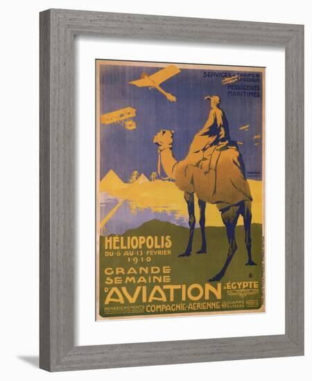 Grande Semaine D'Aviation-Harald-Framed Art Print