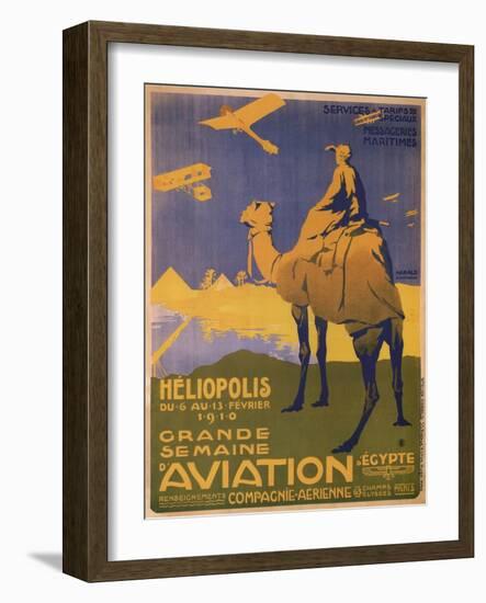 Grande Semaine D'Aviation-Harald-Framed Art Print