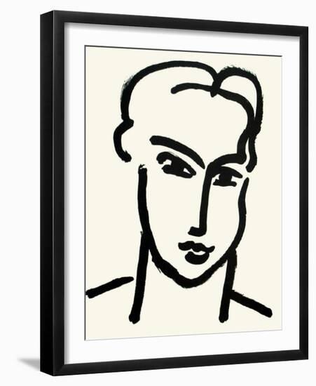 Grande Tete De Katia-Henri Matisse-Framed Art Print