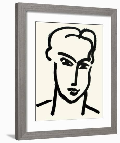 Grande Tete De Katia-Henri Matisse-Framed Art Print