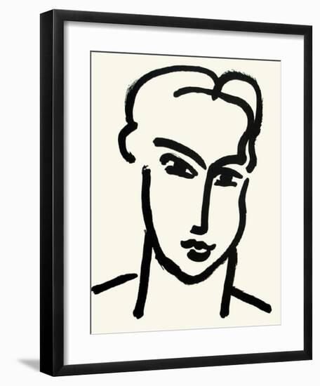 Grande Tete De Katia-Henri Matisse-Framed Art Print