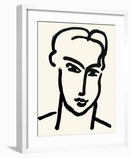 Grande Tete De Katia-Henri Matisse-Framed Art Print