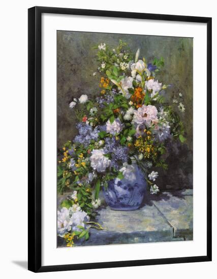 Grande Vaso di Fiori-Pierre-Auguste Renoir-Framed Art Print