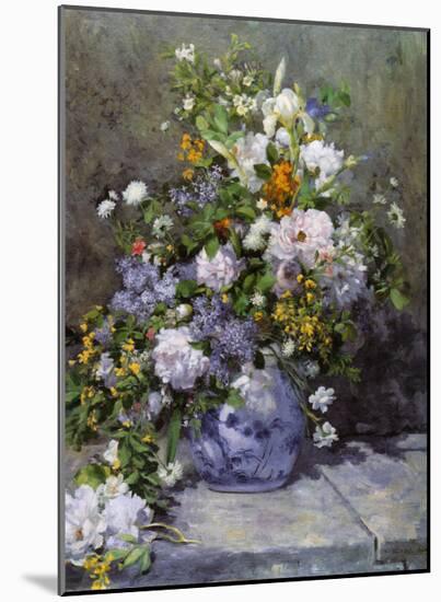 Grande Vaso di Fiori-Pierre-Auguste Renoir-Mounted Art Print