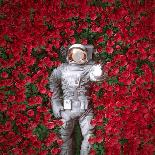 Red Rose Spaceman-grandeduc-Photographic Print