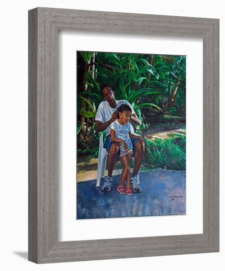 Grandfather And Child, 2010-Colin Bootman-Framed Premium Giclee Print