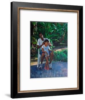 Grandfather And Child, 2010-Colin Bootman-Framed Premium Giclee Print