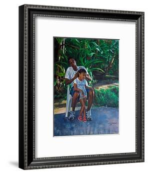 Grandfather And Child, 2010-Colin Bootman-Framed Premium Giclee Print