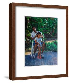 Grandfather And Child, 2010-Colin Bootman-Framed Premium Giclee Print