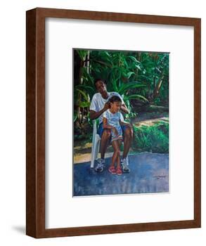 Grandfather And Child, 2010-Colin Bootman-Framed Premium Giclee Print