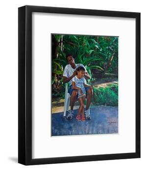 Grandfather And Child, 2010-Colin Bootman-Framed Premium Giclee Print
