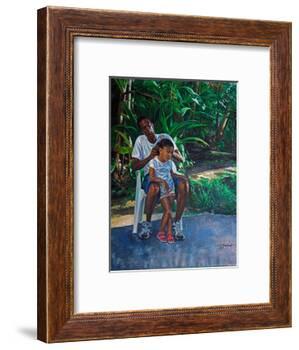Grandfather And Child, 2010-Colin Bootman-Framed Premium Giclee Print