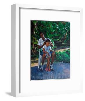 Grandfather And Child, 2010-Colin Bootman-Framed Premium Giclee Print