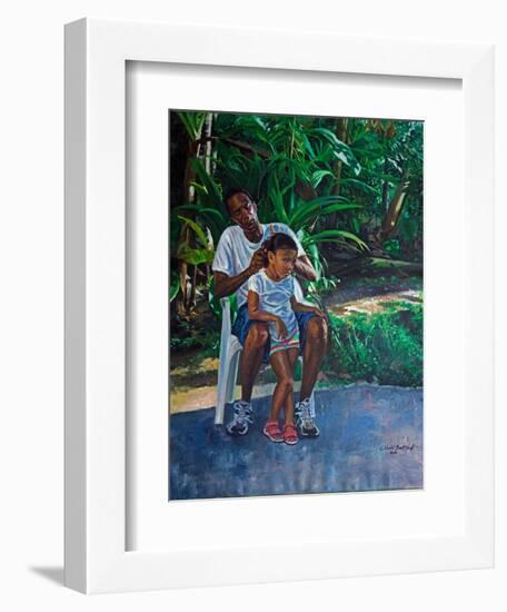 Grandfather And Child, 2010-Colin Bootman-Framed Premium Giclee Print