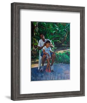 Grandfather And Child, 2010-Colin Bootman-Framed Premium Giclee Print