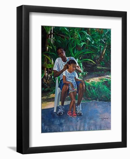 Grandfather And Child, 2010-Colin Bootman-Framed Premium Giclee Print