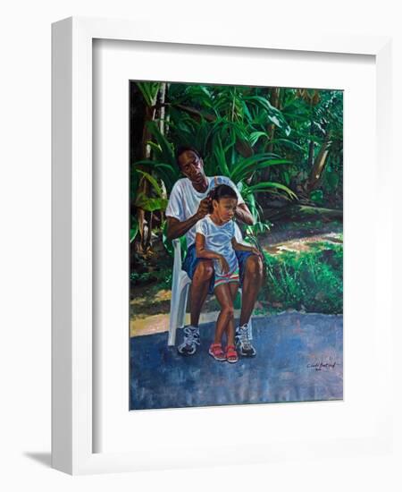 Grandfather And Child, 2010-Colin Bootman-Framed Premium Giclee Print