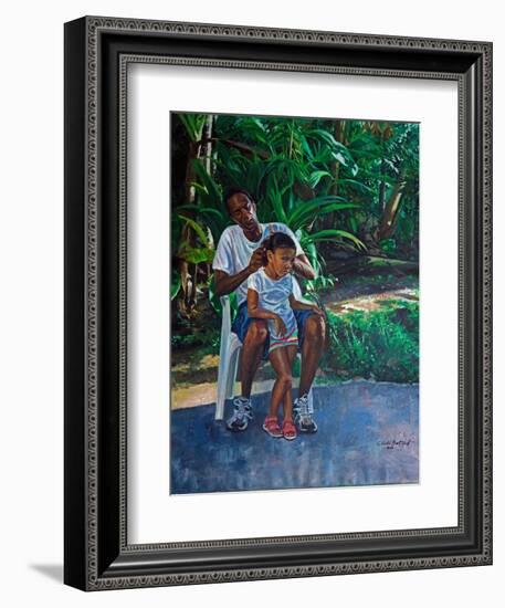 Grandfather And Child, 2010-Colin Bootman-Framed Premium Giclee Print