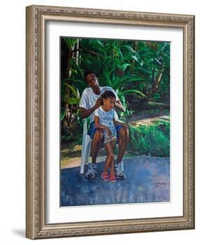 Grandfather And Child, 2010-Colin Bootman-Framed Giclee Print