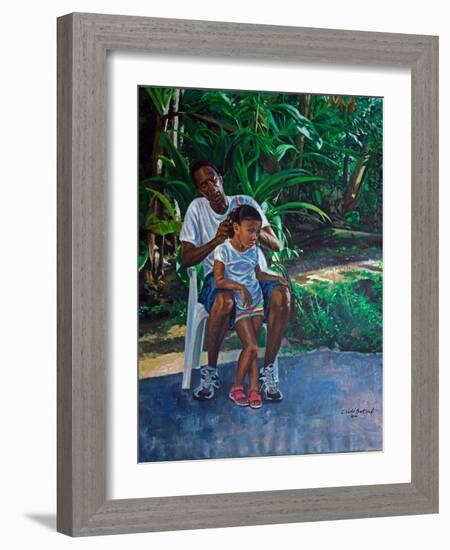 Grandfather And Child, 2010-Colin Bootman-Framed Giclee Print