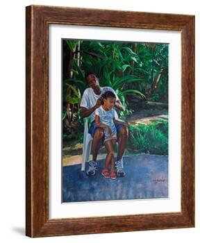 Grandfather And Child, 2010-Colin Bootman-Framed Giclee Print