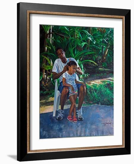 Grandfather And Child, 2010-Colin Bootman-Framed Giclee Print