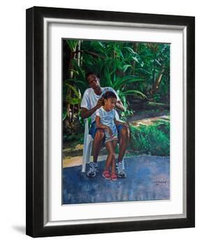 Grandfather And Child, 2010-Colin Bootman-Framed Giclee Print