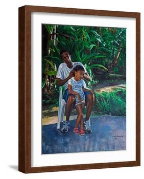 Grandfather And Child, 2010-Colin Bootman-Framed Giclee Print