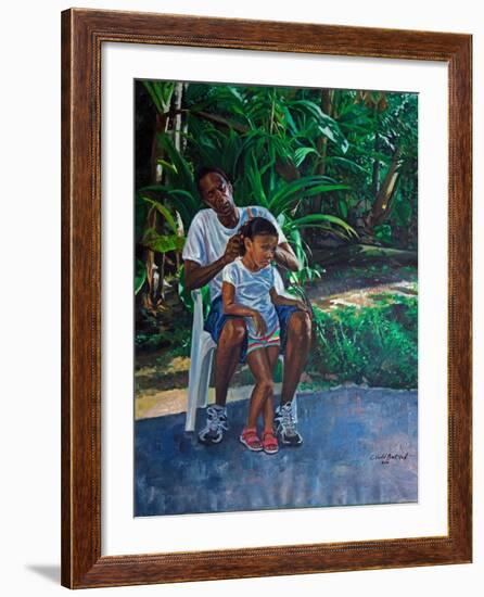 Grandfather And Child, 2010-Colin Bootman-Framed Giclee Print