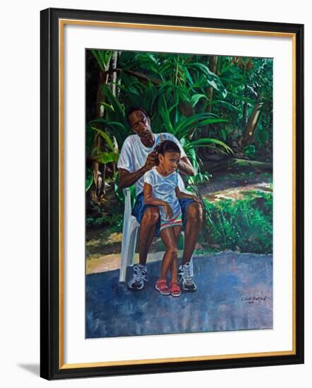 Grandfather And Child, 2010-Colin Bootman-Framed Giclee Print