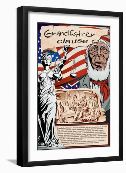 Grandfather Clause-Wilbur Pierce-Framed Art Print