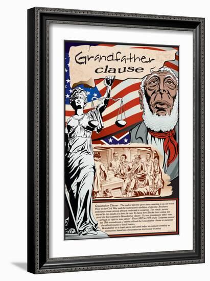 Grandfather Clause-Wilbur Pierce-Framed Art Print