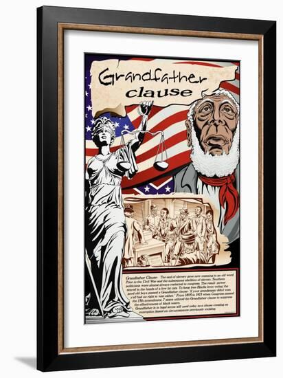 Grandfather Clause-Wilbur Pierce-Framed Art Print