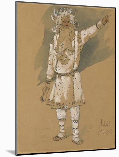 Grandfather Frost. Costume Design for the Opera Snow Maiden by N. Rimsky-Korsakov, 1885-Viktor Mikhaylovich Vasnetsov-Mounted Giclee Print