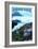 Grandfather Mountain, North Carolina - Bridge and Clouds-Lantern Press-Framed Art Print