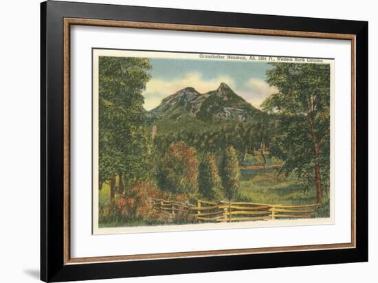 Grandfather Moutain-null-Framed Art Print