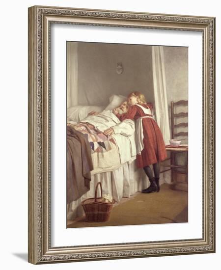 Grandfather's Little Nurse-James Hayllar-Framed Giclee Print