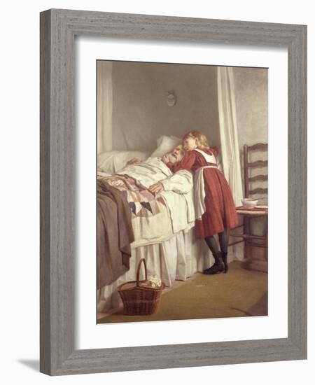 Grandfather's Little Nurse-James Hayllar-Framed Giclee Print