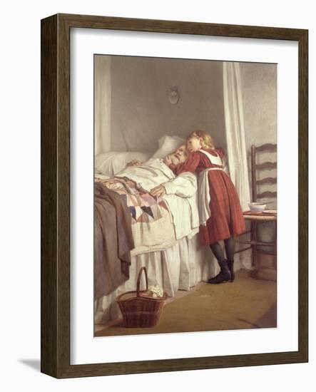 Grandfather's Little Nurse-James Hayllar-Framed Giclee Print