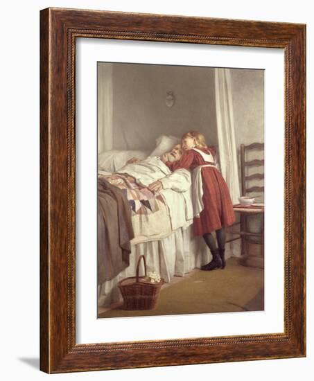 Grandfather's Little Nurse-James Hayllar-Framed Giclee Print