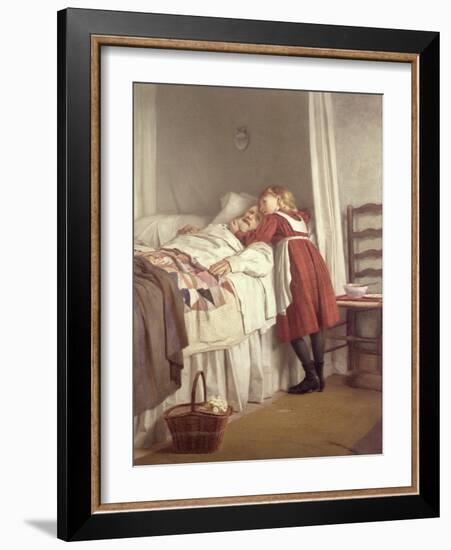 Grandfather's Little Nurse-James Hayllar-Framed Giclee Print