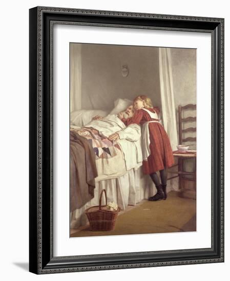 Grandfather's Little Nurse-James Hayllar-Framed Giclee Print