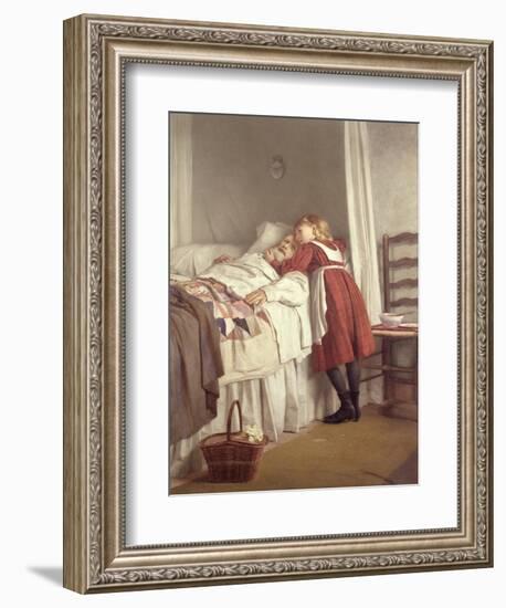 Grandfather's Little Nurse-James Hayllar-Framed Giclee Print