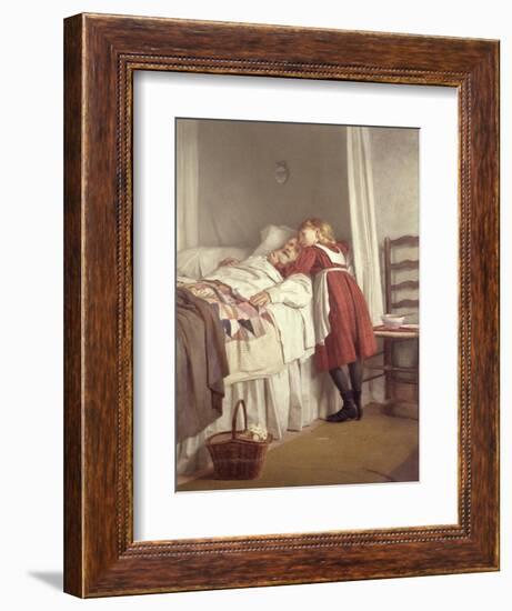 Grandfather's Little Nurse-James Hayllar-Framed Giclee Print