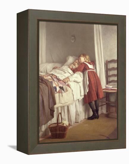 Grandfather's Little Nurse-James Hayllar-Framed Premier Image Canvas